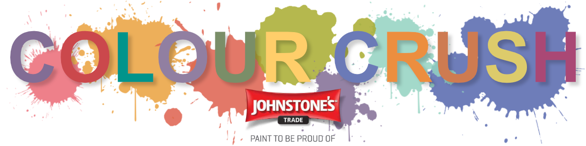 Johnstone's Colour Crush Paints - 32 specially selected vibrant colours