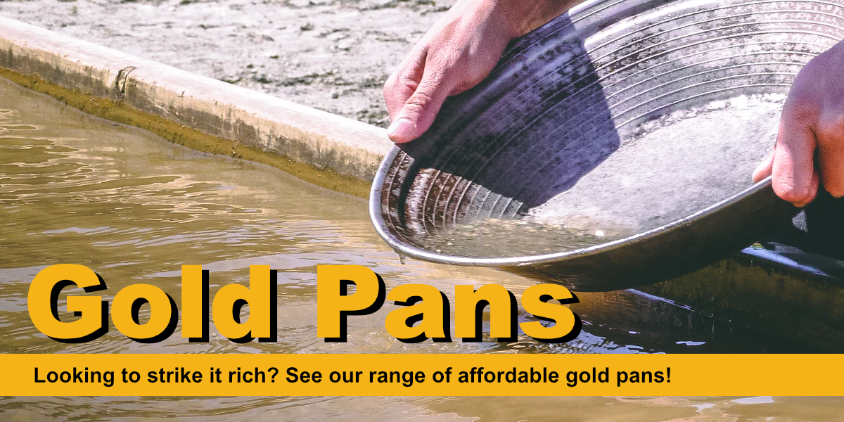 View our range of affordable Gold Pans!